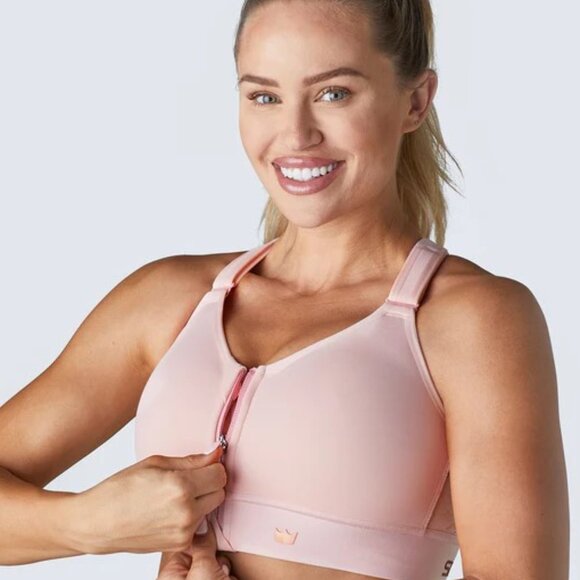 NWT SHEFIT Flex Sports Bra Pink size 4LUXE - Picture 1 of 2